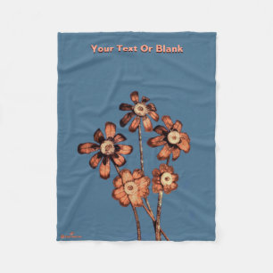 Cobertor De Velo Pine Cone Flowers