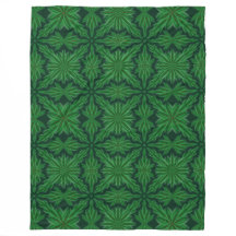 Pine Mandala Forest Fleece Blanket (3 Dimensões)