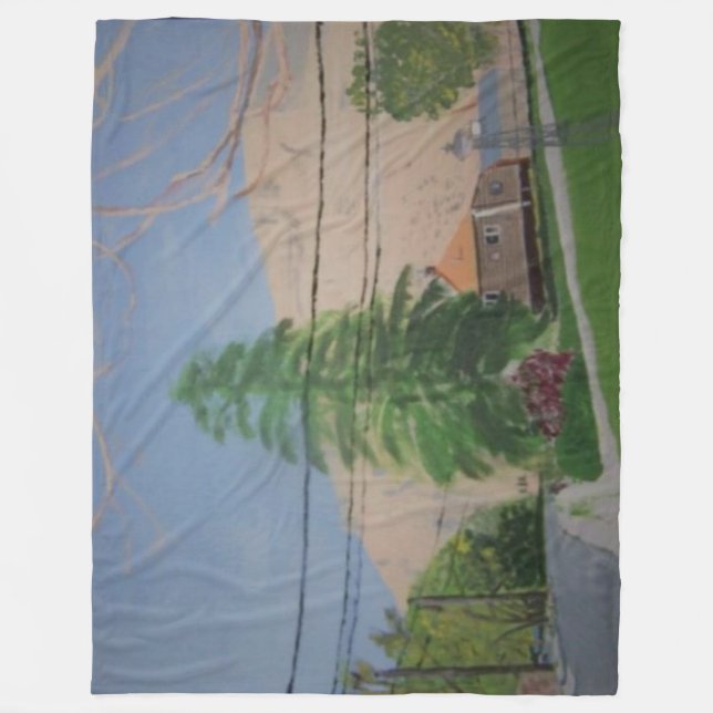 Cobertor De Velo Pine Tree Large Fleece Blanket (Frente)