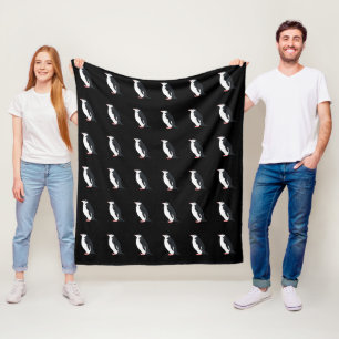 Cobertor De Velo Pinguim-de-barbicha Fofo Amor por Animal Antártico
