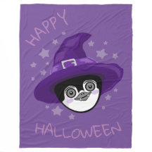 Pinguim de Halloween Bruxo