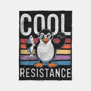 Cobertor De Velo Pinguim de Resistência Legal Tarifas Protesto Ant