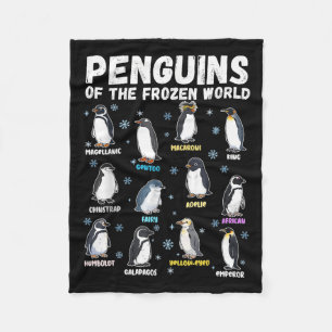 Cobertor De Velo Pinguins Do Pinguim Congelado Oferecem Homens A Qu