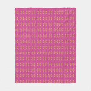 Cobertor De Velo Pink and Gold Design