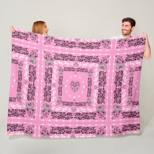 Cobertor De Velo Pink Bandana  (In Situ)