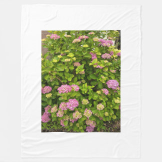 Cobertor De Velo Pink Blossom Garden Throw Blanket
