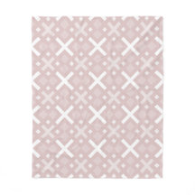 Pink Cross Plus Girly Ethnic Folk Nordic Patterno