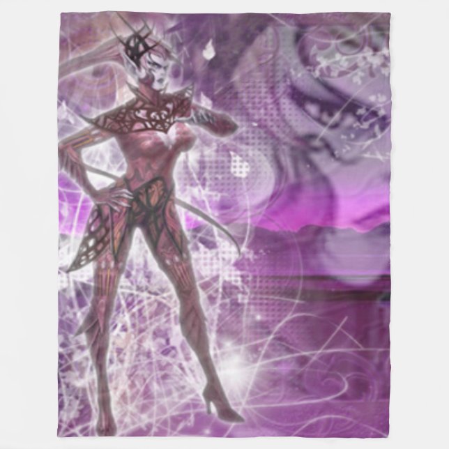 COBERTOR DE VELO PINK FAIRY (Frente)