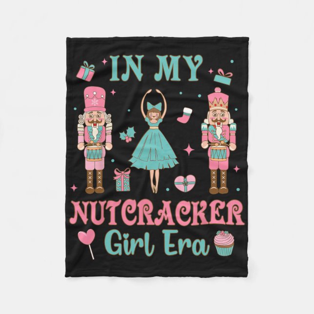 Cobertor De Velo Pink Nutcracker Squad In Nutcracker Girl Era Chris (Frente)