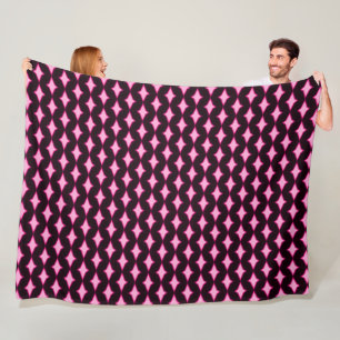 Cobertor De Velo Pink Persian Diamond Princess Plush Patterno