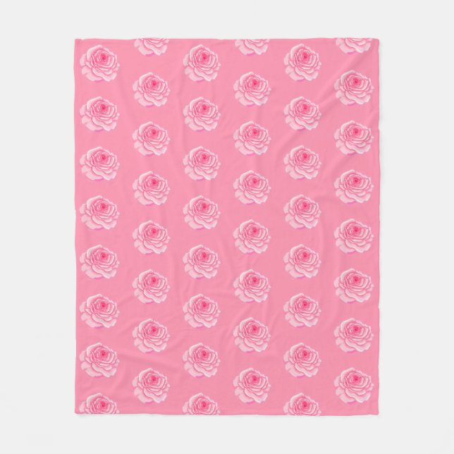 Cobertor De Velo Pink roses (Frente)