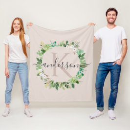 COBERTOR DE VELO PINOS DE PINCO ESPALHADOS FOLIAGE WATERCOLOR MONOG