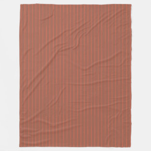 Cobertor De Velo Pinstripes laranja