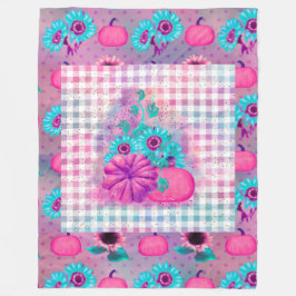 COBERTOR DE VELO PINTOS BRILHANTES FALHADOS E FLORES AQUA