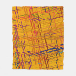 Cobertor De Velo Pintura a óleo decorativa. Arte dinâmica vibrant