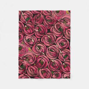 Cobertor De Velo Pintura de Charles Mackintosh, Rosas