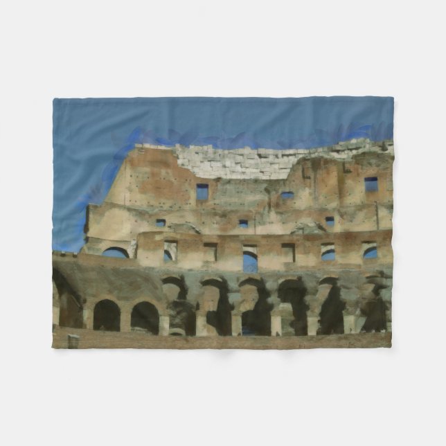 Cobertor De Velo Pintura de Colosseum, Roma (Frente (Horizontal))