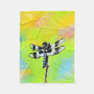 Cobertor De Velo Pintura de Dragonfly Shimmering