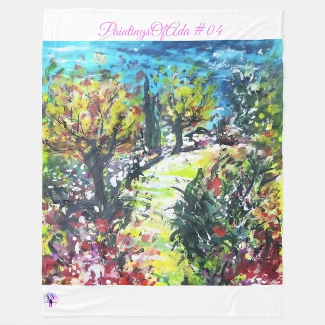 Cobertor De Velo PinturasDoAda #04 - Artista - Vazio De Folga Desco (Frente)