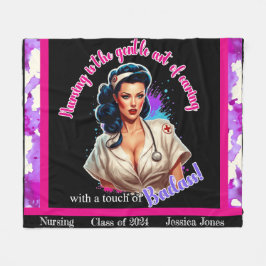Cobertor De Velo Pinup_ Nurse Badass