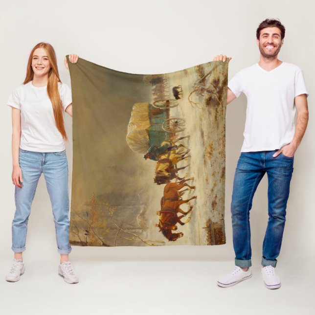 Cobertor De Velo Pioneiros trazendo uma tempestade de neve para cas (In Situ)