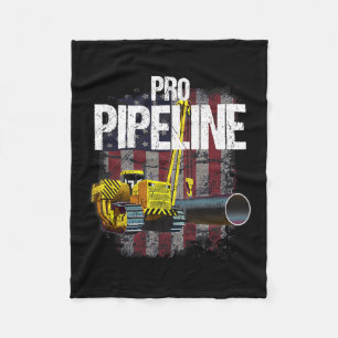 Cobertor De Velo Pipeline Welders Usa Flag Side Boom Pipe Trump Gif