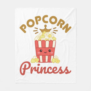 Cobertor De Velo Pipoca Princesa Filme Teatro Popcorn Girls Mulhere