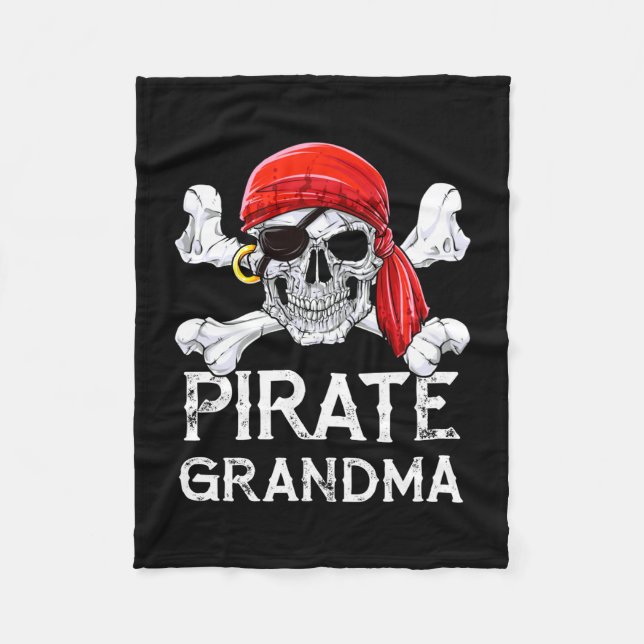 Cobertor De Velo Pirate grandma  (Frente)