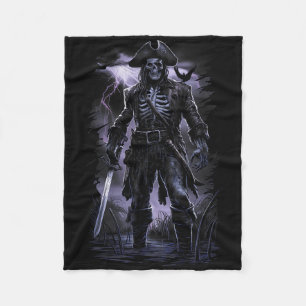 Cobertor De Velo Pirate Skeleton Ghost Navio Festa de Figurino de H