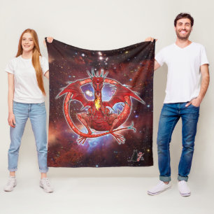 Cobertor De Velo Pírope Dragão Cosmmmico Folheto de Folha