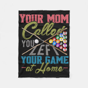 Cobertor De Velo Piscina Engraçado Billiard Cue Shirt Piscina Engra