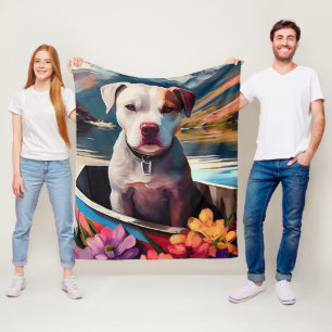 Cobertor De Velo Pitbull em uma Paddle: Uma Aventura Cênica