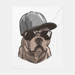 Cobertor De Velo Pitbull Gangster