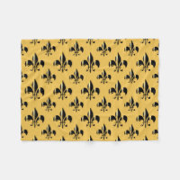 PixDezines flor de lis/preto/ouro
