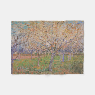 Cobertor De Velo PixDezines van gogh/pêssego blossoms/rua. remy