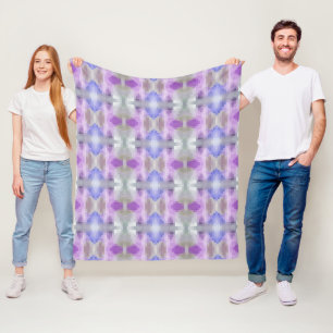 Cobertor De Velo pixel azul violeta violeta violeta, geométrico po
