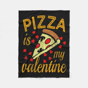 Cobertor De Velo Pizza É Meu Namorado Camiseta Engraçada Do Dia Dos