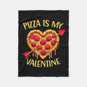 Cobertor De Velo Pizza É Meu Namorados, Dia de os namorados Engraça