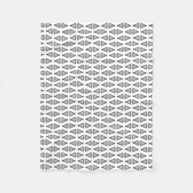 Cobertor De Velo Pizza Pattern Blanket (Frente)