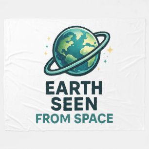 Cobertor De Velo Planetas Divertidos de Astronauta