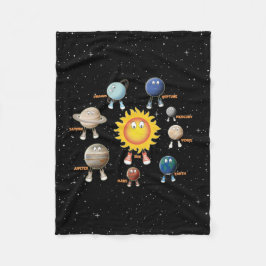 Cobertor De Velo Planetas e Sistema Solar