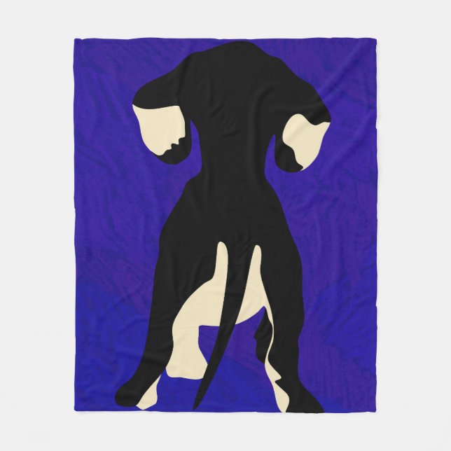 Cobertor De Velo Plano de fundo azul (Frente)