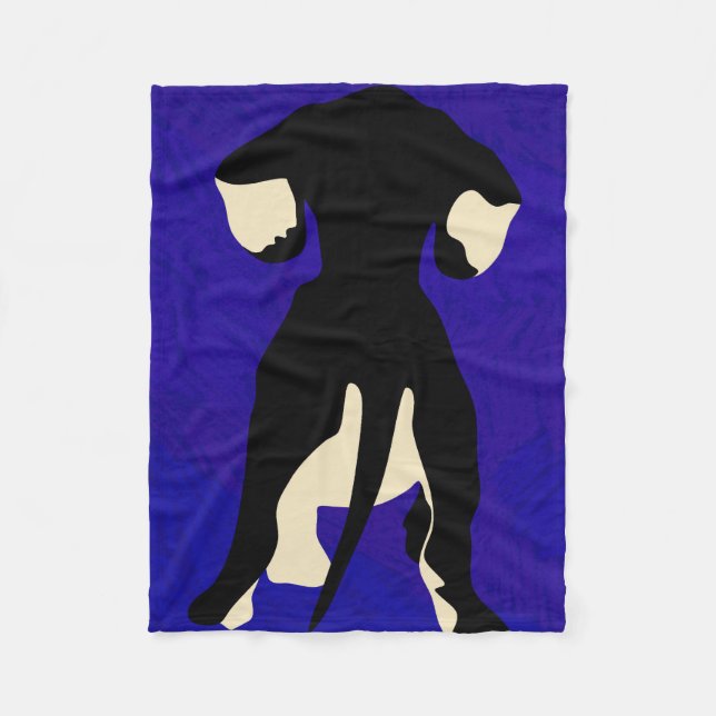 Cobertor De Velo Plano de fundo azul (Frente)