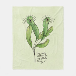 Cobertor De Velo Planta amante trocadilheira, jardineiro introverti