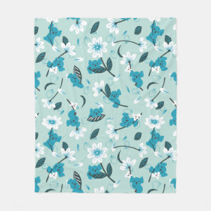 Cobertor De Velo Playful Koala Pattern Cute Animal e Nature Art