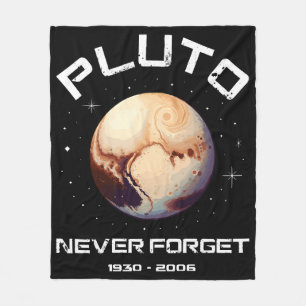 Cobertor De Velo Plutão Nunca Esqueça