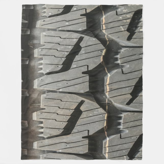 Cobertor De Velo Pneus velhos de automóveis Black Road (Frente)