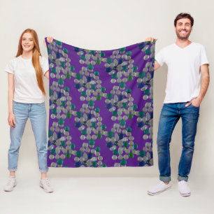 Cobertor De Velo Pó de Pó de Vidro Blanket de borla de borda