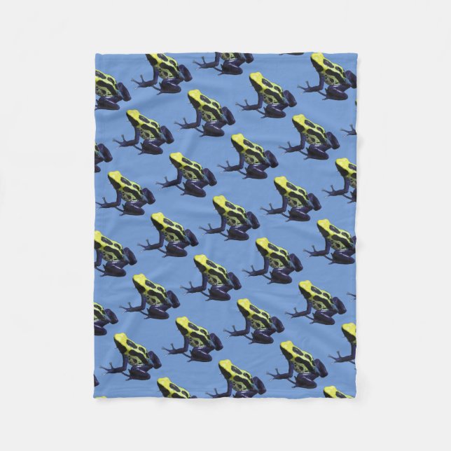 Cobertor De Velo Poison Dart Sapo Fleece Blanket (Frente)