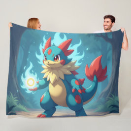 Cobertor De Velo Pokémon und seine Treue Freunde